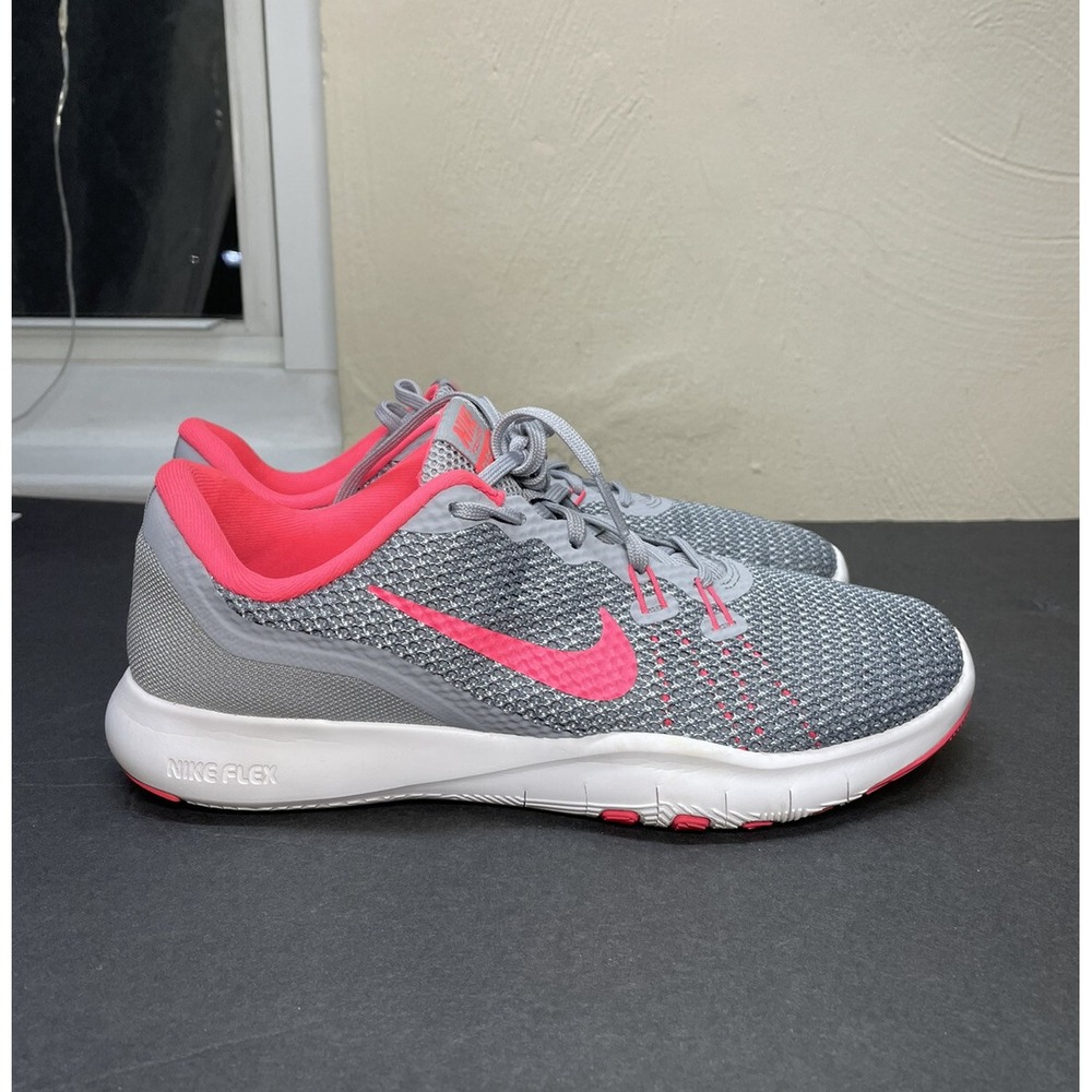 Size 8 - Nike Flex Trainer 7  Womens Grey/Pick #8984-006